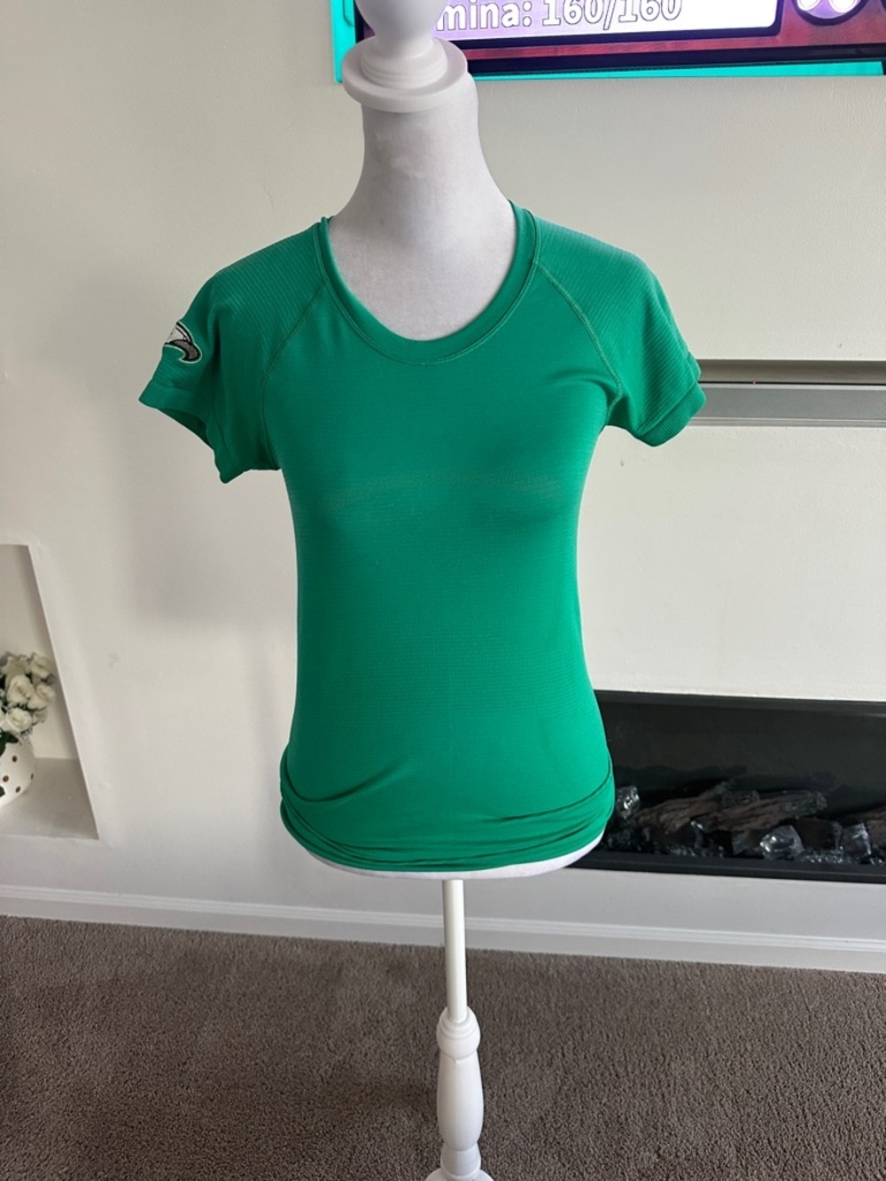 lululemon athletica Green Short-Sleeve Performance Tee